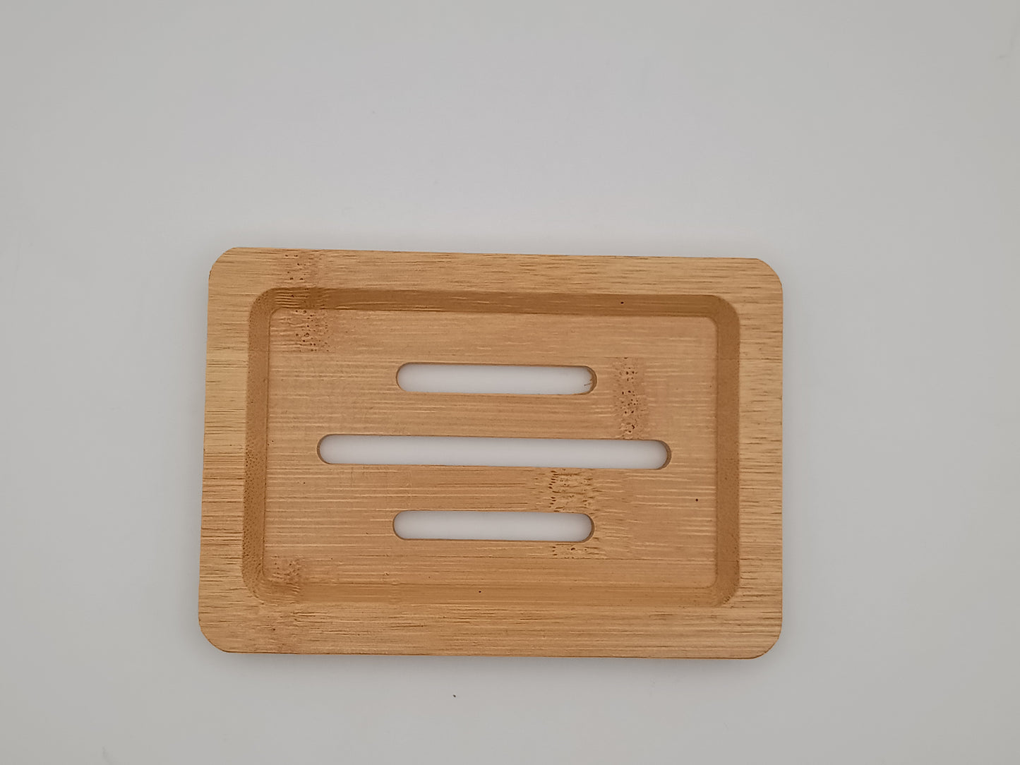Natural wooden soap dish