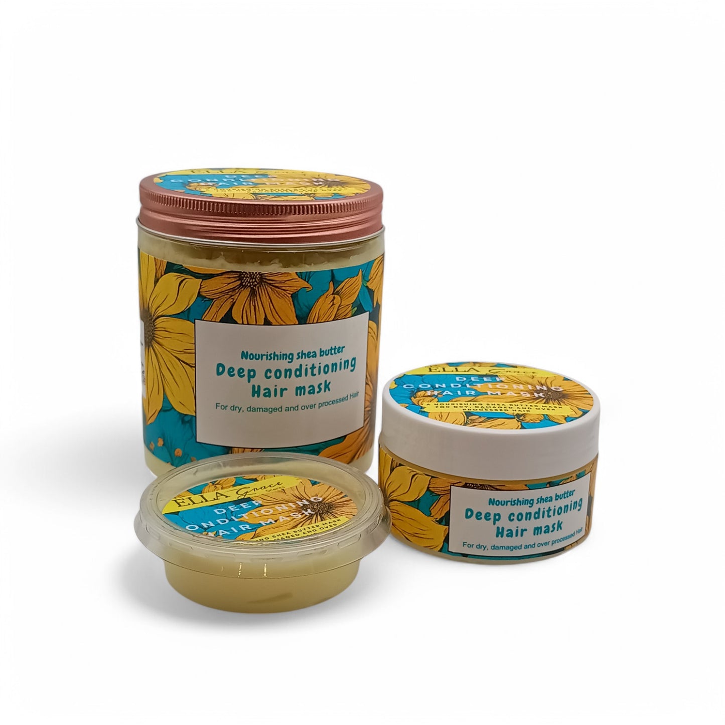 Deep conditioning hair mask- with Nourishing shea butter -Large