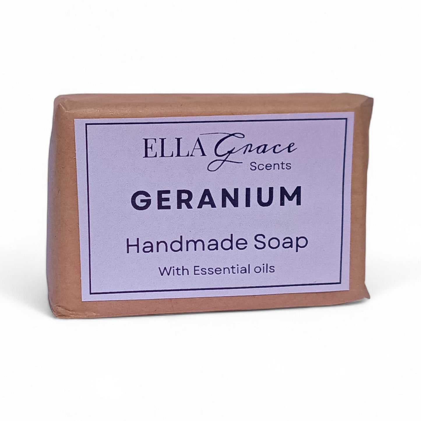 Geranium essential oil basin soap