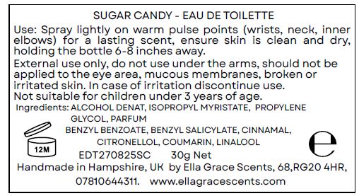 SUGAR CANDY - EAU DE TOILETTE PERFUME