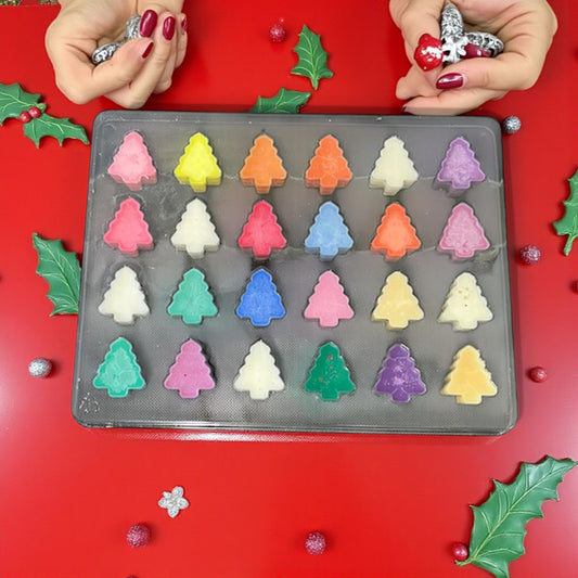 Christmas tree scented wax melt advent calendar