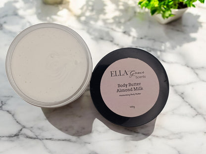 Almond milk moisturizing body butter