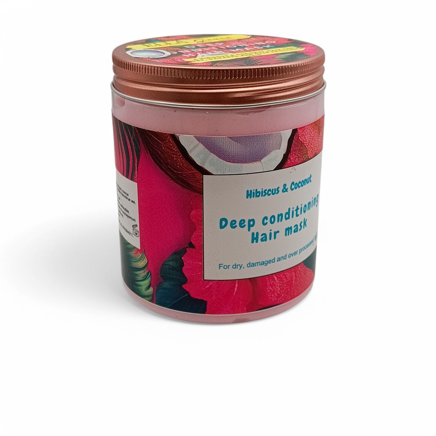 Deep conditioning hair mask- hibiscus and coconut -Large