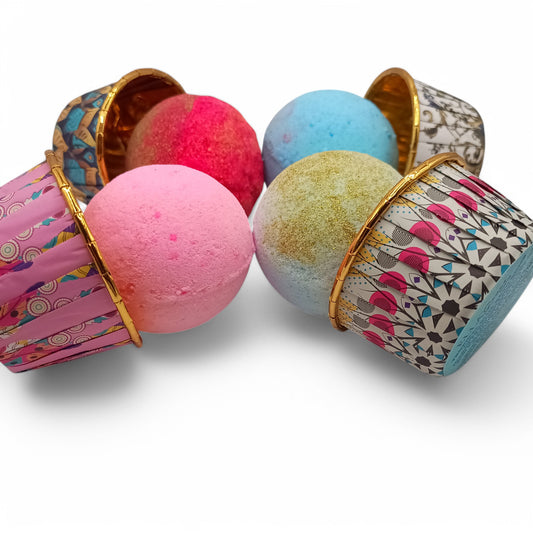 Luxury fragrant bath bombs