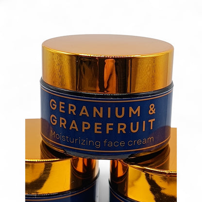 Geranium and Grapefruit moisturizing face cream