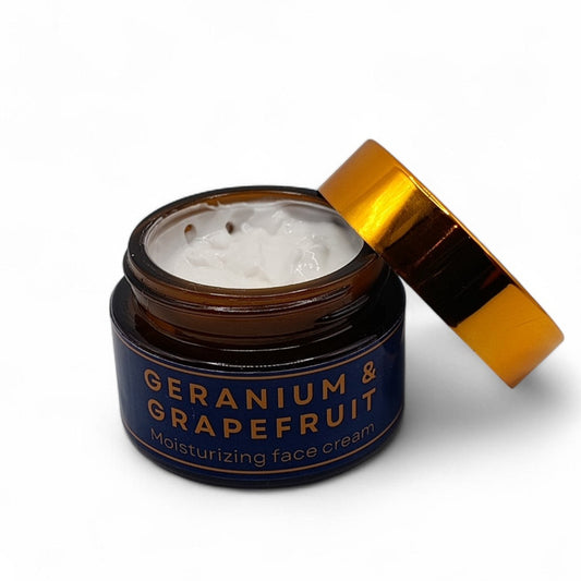 Geranium and Grapefruit moisturizing face cream