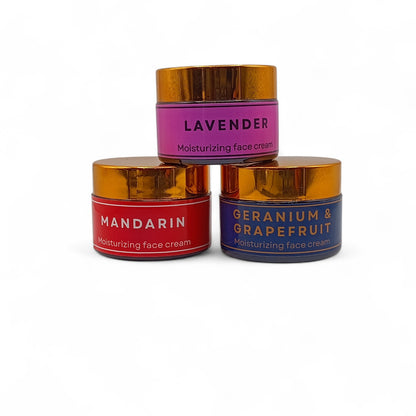 Geranium and Grapefruit moisturizing face cream