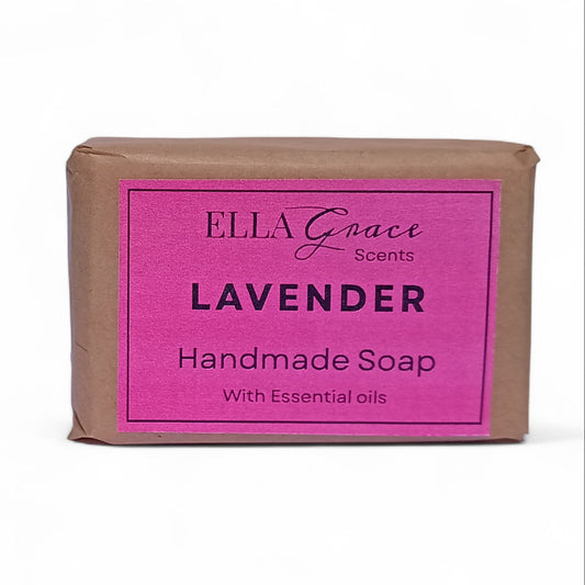 Lavender essential oil basin soap