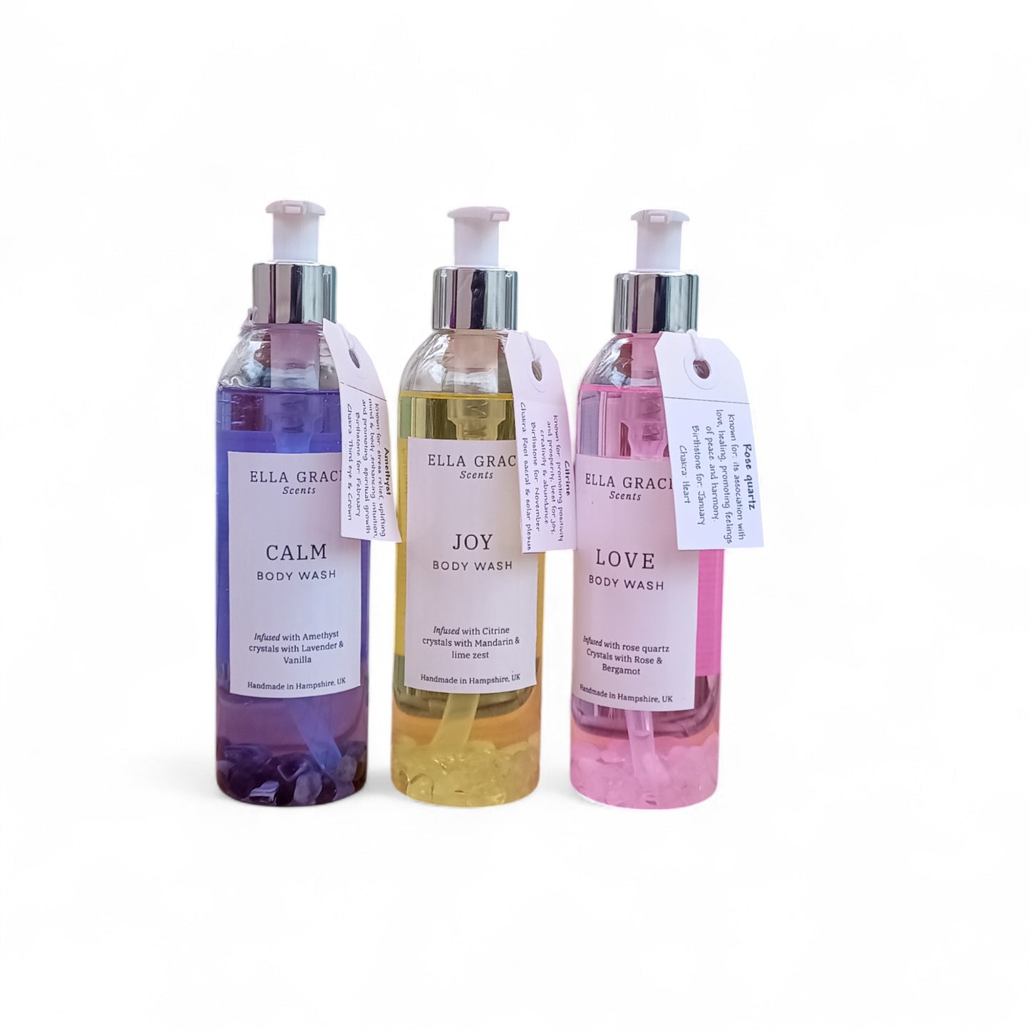 Calm - Amethyst crystal infused body wash
