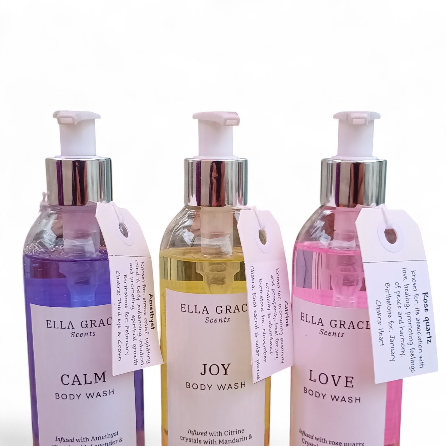 Calm - Amethyst crystal infused body wash