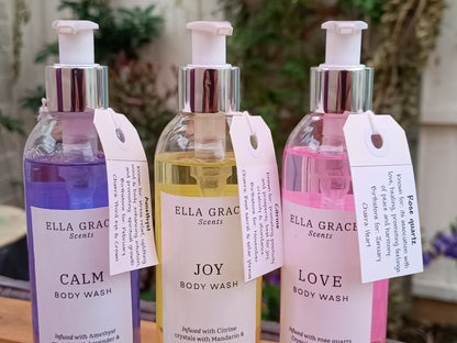 Joy - Citrine crystal infused body wash