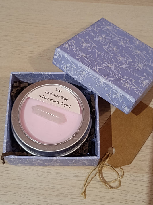 Gift box - gemstone soap