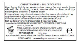 CHERRY EMBERS - EAU DE TOILETTE PERFUME