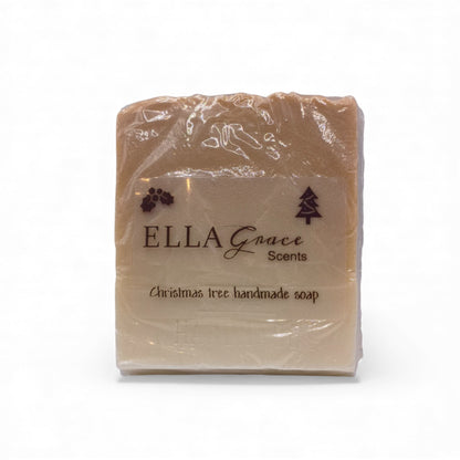 Christmas tree handmade soap