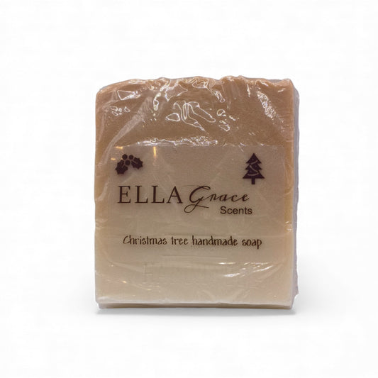 Christmas tree handmade soap