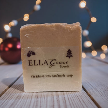Christmas tree handmade soap
