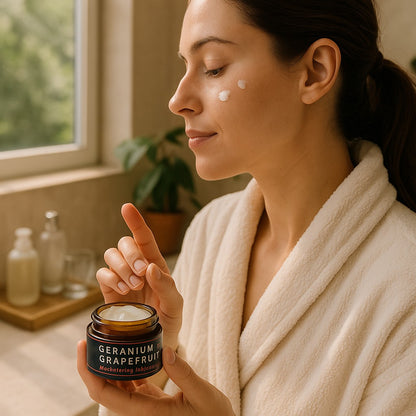 Geranium and Grapefruit moisturizing face cream