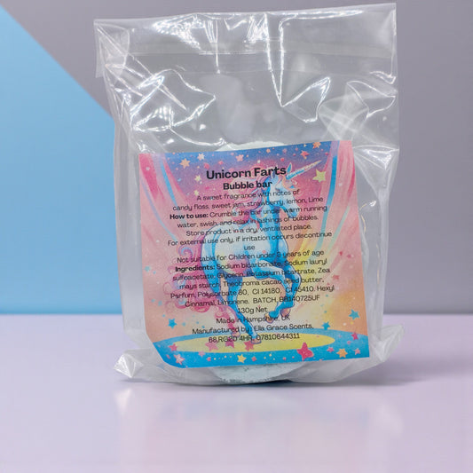 Unicorn farts - bubble bar