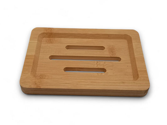 Natural wooden soap dish